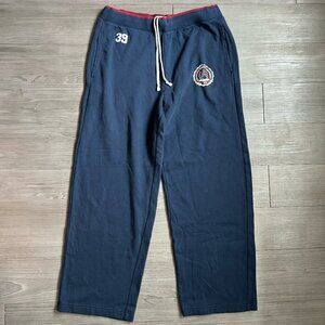 Y2K 00s Aeropostale Navy Blue Straight Leg Sweatpants Mallcore Size L